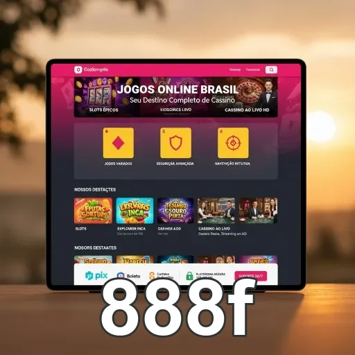 Ilustração de Aproveite a Diversão dos Slots e Jogos ao Vivo na 888f